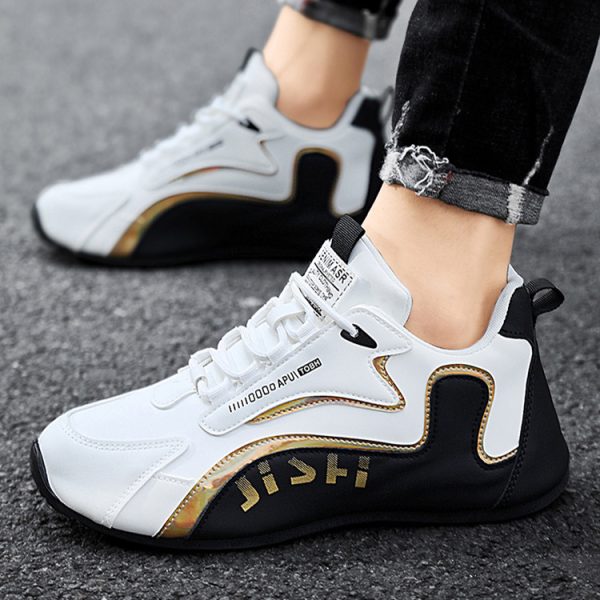 Breathable Low-top Sneakers Running Walking Sports Shoes For Men - Image 5