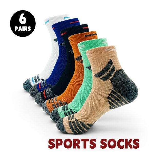 6 Pairs Sports Running Socks For Men  And Women - Image 4
