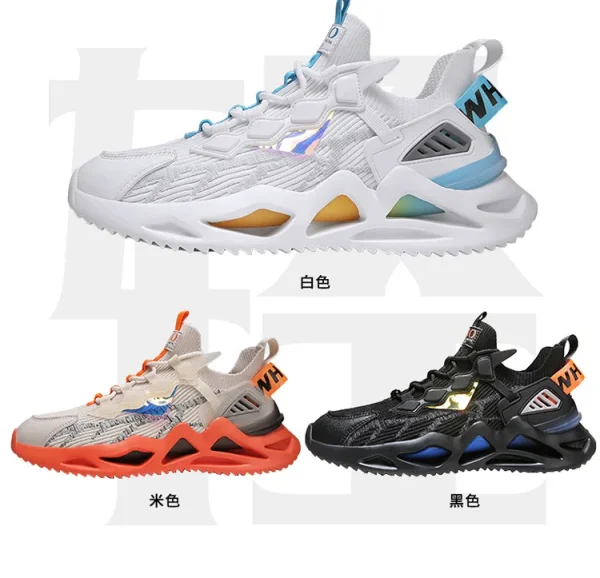 Outdoor Breathable Running Shock Absorbing Sneakers For Men - Image 11