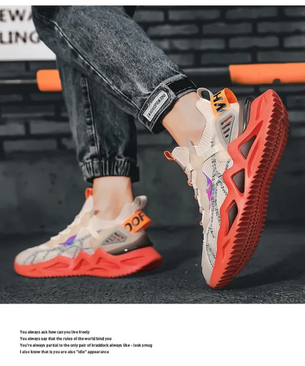 Outdoor Breathable Running Shock Absorbing Sneakers For Men - Image 18